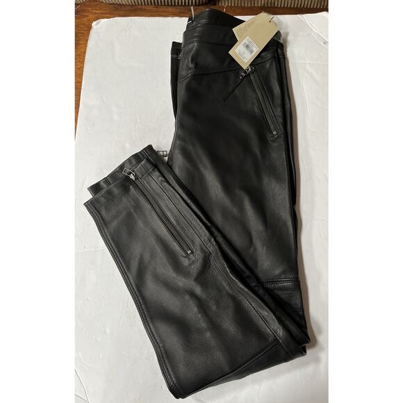 Wilson Woman’s Leather Pants‎ Slim Straight Leg Size 8 NWT - Picture 14 of 14